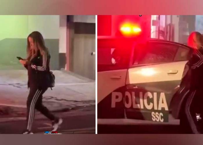¡Por Francisca! Chavala se monta a una patrulla pensado que era un taxi