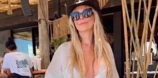Graciela Alfano compartió un video en microbikini 