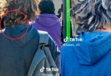 Chavalo se monta a un bus con una rata en el hombro (Video)