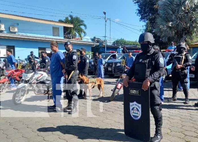 Policía de Masaya y Chinandega pone tras las rejas a supuestos delincuentes
