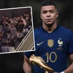 Mbappe fue a ver un partido de la NBA y argentinos le cantan "Muchachos"