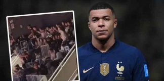 Mbappe fue a ver un partido de la NBA y argentinos le cantan "Muchachos"
