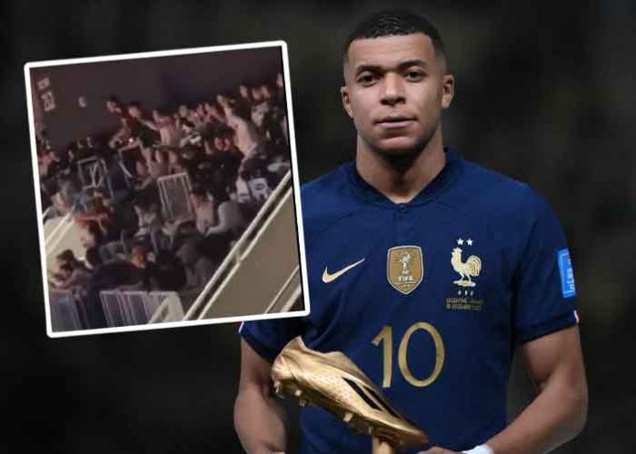 Mbappe fue a ver un partido de la NBA y argentinos le cantan 