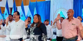 Juramentan a las autoridades municipales del departamento de Rivas