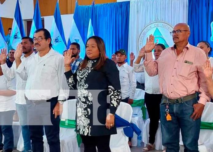 Juramentan a las autoridades municipales del departamento de Rivas