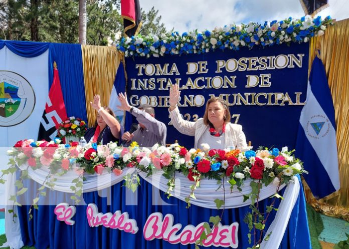 Nuevas autoridades municipales asumen período 2022-2023 en Jinotega