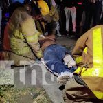 Motociclista queda sin moto y lesionado tras provocar accidente en Managua Foto: Motociclista queda sin moto y lesionado tras provocar accidente en Managua / TN8