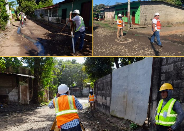 Avance de la construcción de sistema de saneamiento en El Viejo, Chinandega