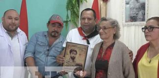 Foto: Militancia Sandinista de Río Blanco conmemora el legado del médico guerrillero Denis Gutiérrez / TN8
