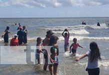 Foto: Familias de Rivas disfrutan de las playas este primer fin de semana 2023 / TN8