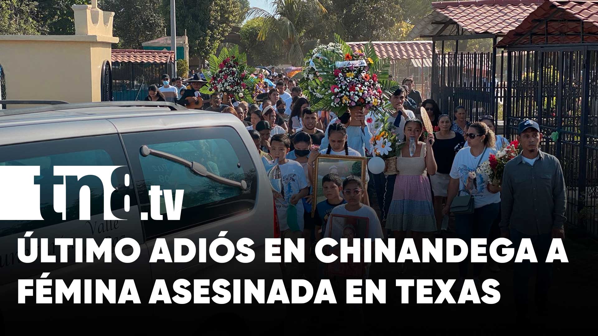 Familiares de Anggy Díaz le dan último adiós en El Viejo, Chinandega