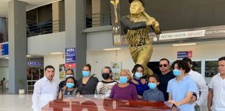 Honras fúnebres a Calín Rosales, beisbolista de Nicaragua