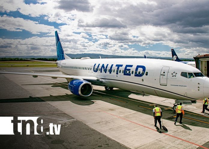 UNID Foto: UNITED reanuda operaciones en Nicaragua con un avión Boeing / TN8