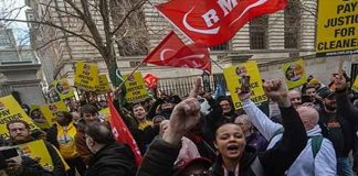 Ferroviarios del Reino Unido retoman paro defendiendo sus derechos