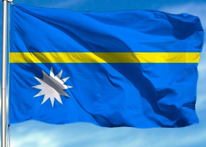 bandera Nicaragua envía mensaje al Presidente de la República de Nauru