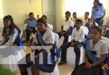 Hijos de policías reciben paquetes escolares para este año escolar en Bilwi Foto: Hijos de policías reciben paquetes escolares en Bilwi / TN8