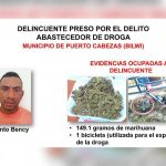 Fuerte golpe al narcotráfico y crimen organizado en Bilwi Foto: Detención de presuntos delincuentes en Bilwi / TN8