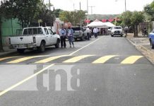 Estrenan calles recarpeteadas en el Reparto Las Brisas, Managua Foto: Calles para el Pueblo en Las Brisas, Managua / TN8