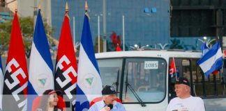 Foto: Presidente de Nicaragua, Daniel Ortega, encabeza acto por entrega de nuevos buses / TN8