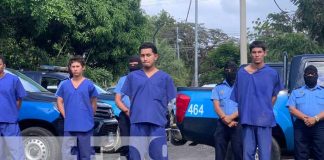 Foto: Captura de delincuentes en Nicaragua / TN8