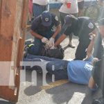 Foto: Accidente de tránsito con motociclista en San Marcos, Carazo / TN8