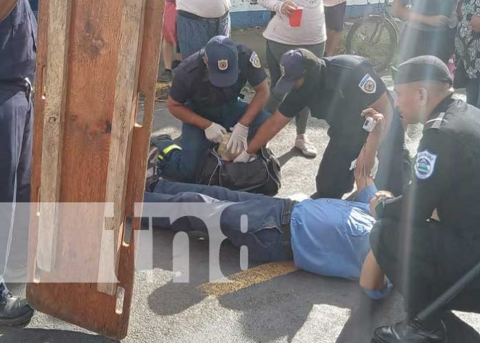 caraz-2 Foto: Accidente de tránsito con motociclista en San Marcos, Carazo / TN8