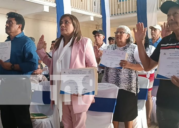 Toma de posesión de las nuevas autoridades edilicias en Carazo