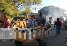 Carretas peregrinas arriban a la ciudad de Diriamba a dejar sus ofrendas Foto: Carretas peregrinas llegan a Diriamba / TN8