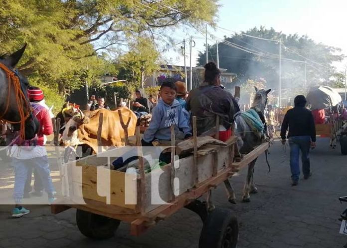 Foto: Carretas peregrinas llegan a Diriamba / TN8