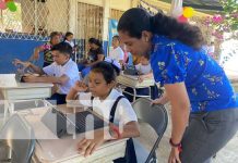 El Viejo, Chinandega, se adapta a la Revolución Tecnológica en el Campo Foto: Aula digital en comunidad rural de El Viejo, Chinandega / TN8