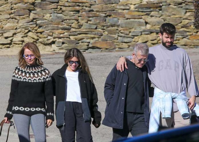 Primeras fotos de Clara Chía con sus suegros