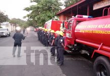 Envío de camiones para estación de bomberos en Comalapa, Chontales Foto: Camiones de bomberos para Comalapa, Chontales / TN8