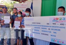 Foto: Entrega de desembolso para programa Justo Adelante en Madriz / TN8