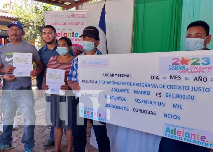 credito-justo-madriz-3 Foto: Entrega de desembolso para programa Justo Adelante en Madriz / TN8