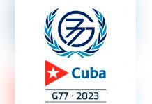 Cuba asume por primera vez la Presidencia pro témpore del G77 + China Cuba asume por primera vez la Presidencia pro témpore del G77 + China