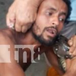 Foto: Hombre sufre "ataque" de una serpiente en San Benito, Tipitapa / TN8