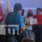 INATEC certifica y reconoce a protagonistas con discapacidad auditiva Foto: Reconocimiento a personas con discapacidad que finalizaron cursos de INATEC / TN8