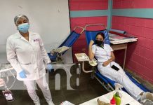 Llegan a donar sangre durante jornada en el centro de salud Altagracia Foto: Donación del centro de salud Altagracia, Managua / TN8
