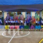 MINED Nicaragua inicia oficialmente el ciclo escolar 2023 Foto: Acto oficial del MINED Nicaragua por el regreso a clases 2023 / TN8