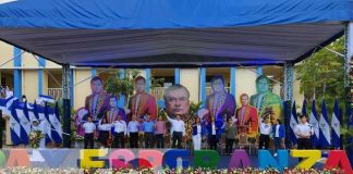 Foto: Acto oficial del MINED Nicaragua por el regreso a clases 2023 / TN8