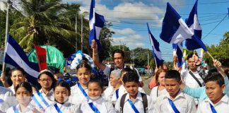 Foto: Caminata en Managua por reconocimiento a la gratuidad de la educación en Nicaragua / TN8