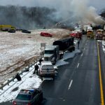 Tormenta de nieve en Wisconsin deja varios heridos en múltiple accidente vial Tormenta de nieve en Wisconsin deja varios heridos en múltiple accidente vial