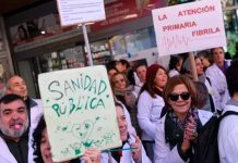 Continúa el paro del sector salud en España tras fracaso en negociación