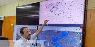 Foto: Frente frío en Nicaragua, según pronóstico del INETER / TN8