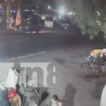 Cámara de seguridad capta momento trágico para tres familias en Tipitapa Cámara de seguridad capta momento trágico para 3 familias en Tipitapa
