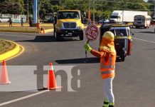MTI finaliza carretera Las Flores – El Guanacaste, entre Granada y Masaya Foto: Inauguran tramo importante entre Granada y Masaya / TN8
