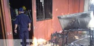 Foto: Incendio casi acaba con la vida de dos niñas en Managua / TN8