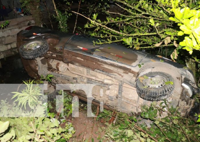 Foto: Accidente en puente de una comunidad en Mulukukú / TN8