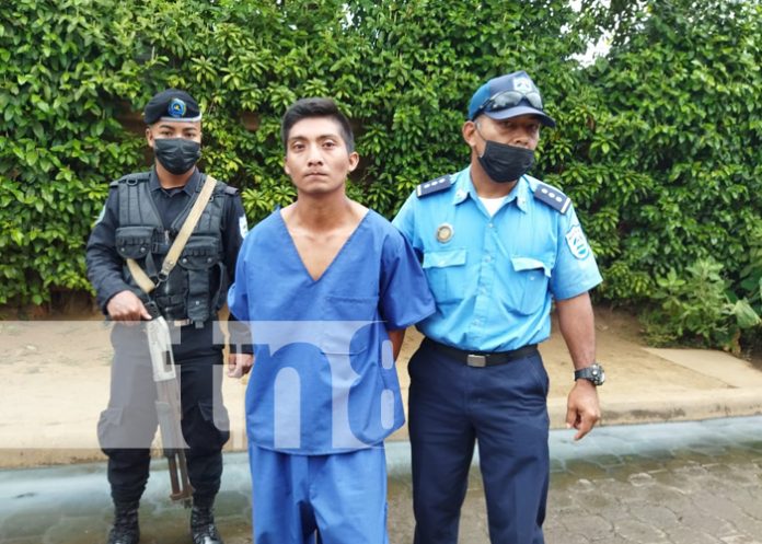 jajja Capturan a guarda de seguridad señalado de robo a mano armada en Masaya
