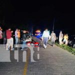 Conductor y acompañante lesionados tras fuerte choque en Jalapa Foto: Accidente de tránsito en una comunidad de Jalapa / TN8